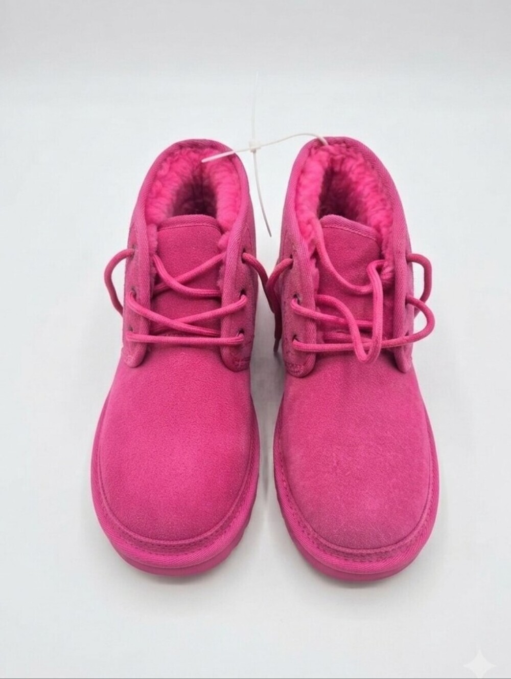 UGG Neumel Hot Pink Suede Boots Youth 6 / Women’s 8 New Without Box